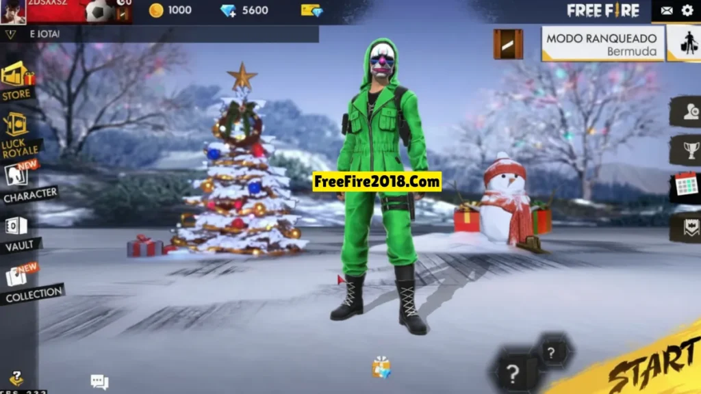 Old Free Fire 2018 Game