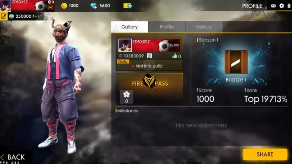 Old Free Fire 2018 Game7